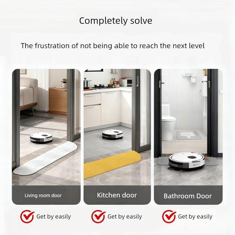 Suitable for Robot Vacuum Cleaners, 4cm5 Climbing Mat for Dji, Xiaomi, Dreame, Roborock, Balcony Slope Mat, Threshold Strip