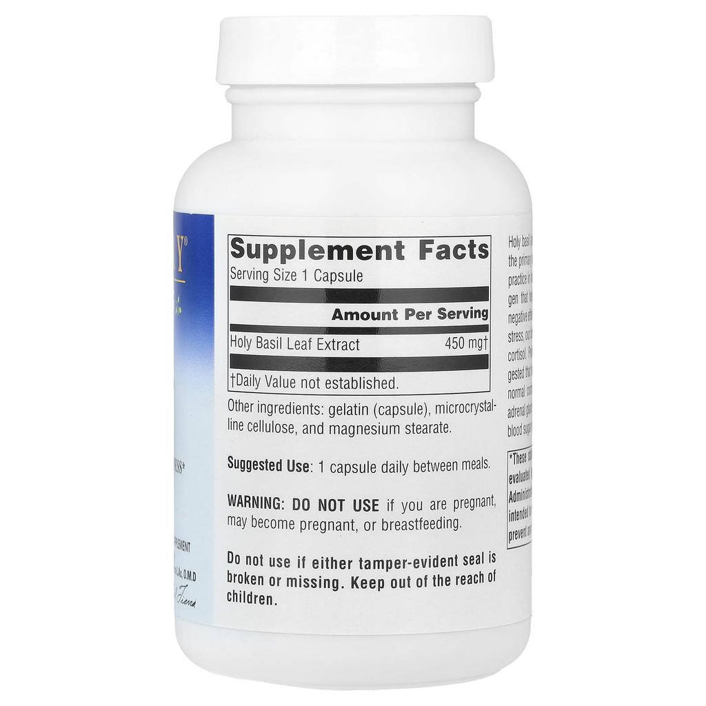 Holy Basil Extract, 450 Mg, 120 Capsules