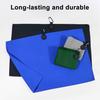 Magnetic Microfiber Golf Towel with Carabiner Quick Drying Absorbent Sports Towel Waffle Pattern Golf Club Ball Cleaning Cloth Golf Accessories