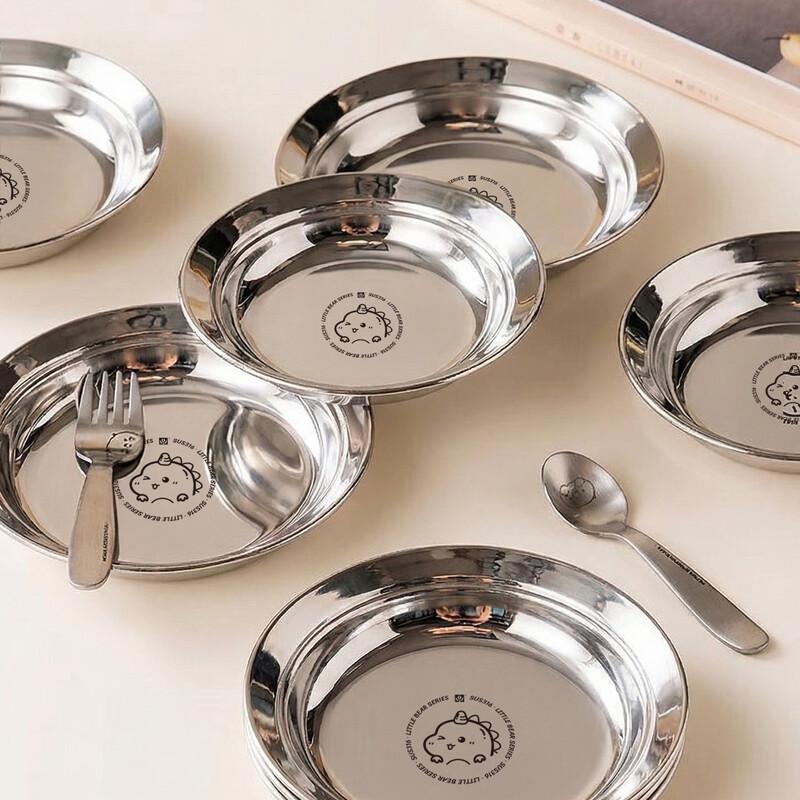 Guofeng 316 Stainless Steel Baby Food Plate