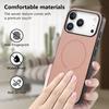 Fashion Elegant Magnetic Texture Leather Phone Case For iPhone 17 Pro Max 16 Plus 15 14 13 12 Comfortable Grip For Magsafe Cover