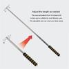 Stainless Steel Retractable Pool Cue Bridge Adjustable Pool Cue Bridge Tool for Flexible Playing Styles