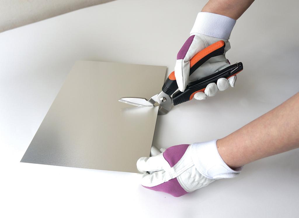 KAKURI Schere für Sperrmüll 245mm Abgeschrägt für und Andere und Sparschere MSS-30 Hochleistungs-Allzweck-Management, Lang, 45°-Klinge, Teppich,