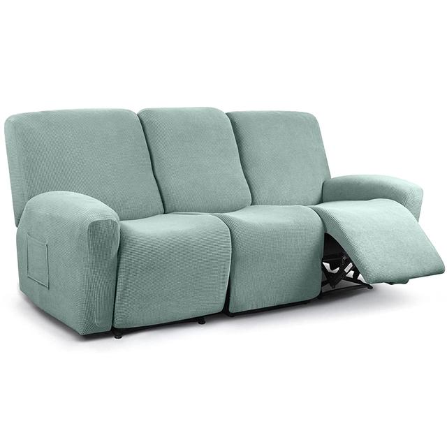 Polar Fleece Recliner Chair Covers Armchair Lazy Boy Recliner Sofa Covers Anti-Slip Home Decoration Recliner Chair Covers 3 Seat