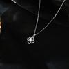 Diamond Inlaid Four Leaf Grass Necklace, Light Luxury and High Grade, Exquisite Collar Chain, Fashion Commuting Daily Style