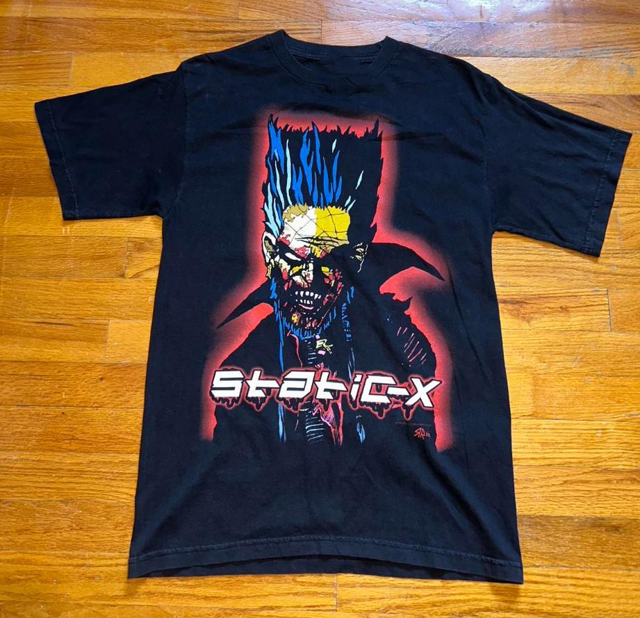 Vintage 2001 Static X cold we re so Cold T-shirt size S-5XL XL