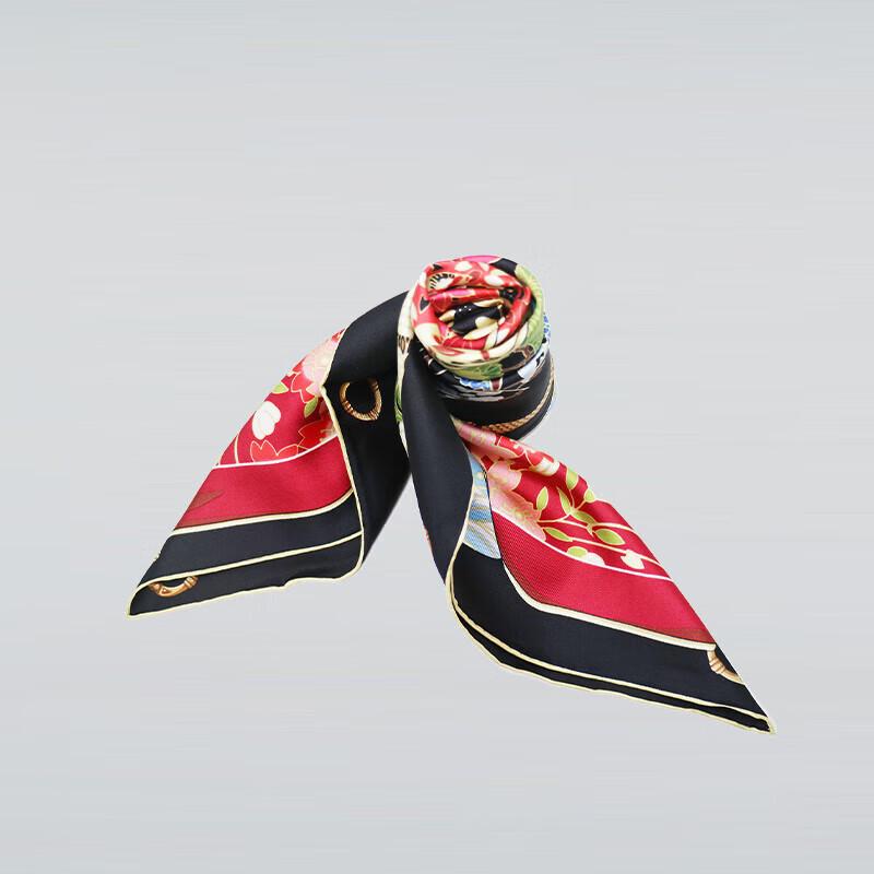 Aurora Kyoto Pattern 100% Mulberry Silk Scarf