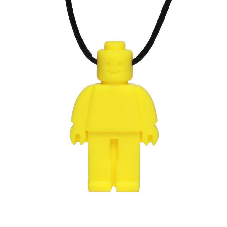 Silicone Chew Necklace for Sensory and Teething Relief Durable Non-Toxic Soft Beads Safe for Kids and Adults Adjustable Length