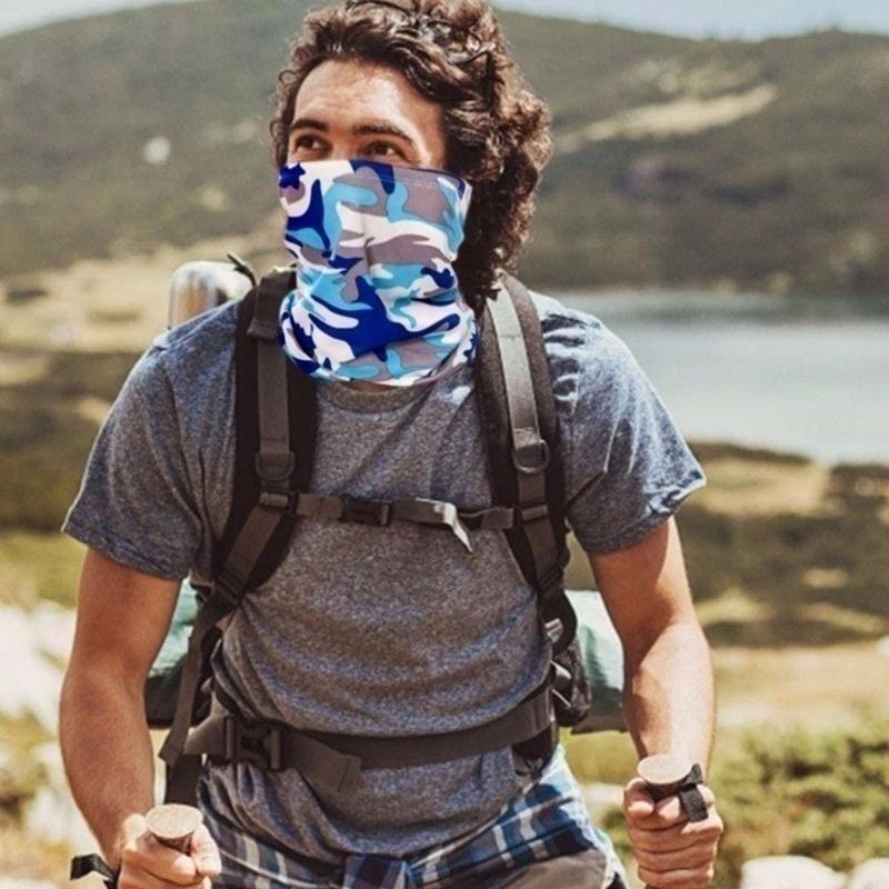 

Унисекс многоцелевой шейный платок для лица солнцезащитный крем для лица Sacrf Bandana Magic Headband для Ourdoor ветрозащитный велоспорт походы кемпинг охота бег 42*25cm зелёный