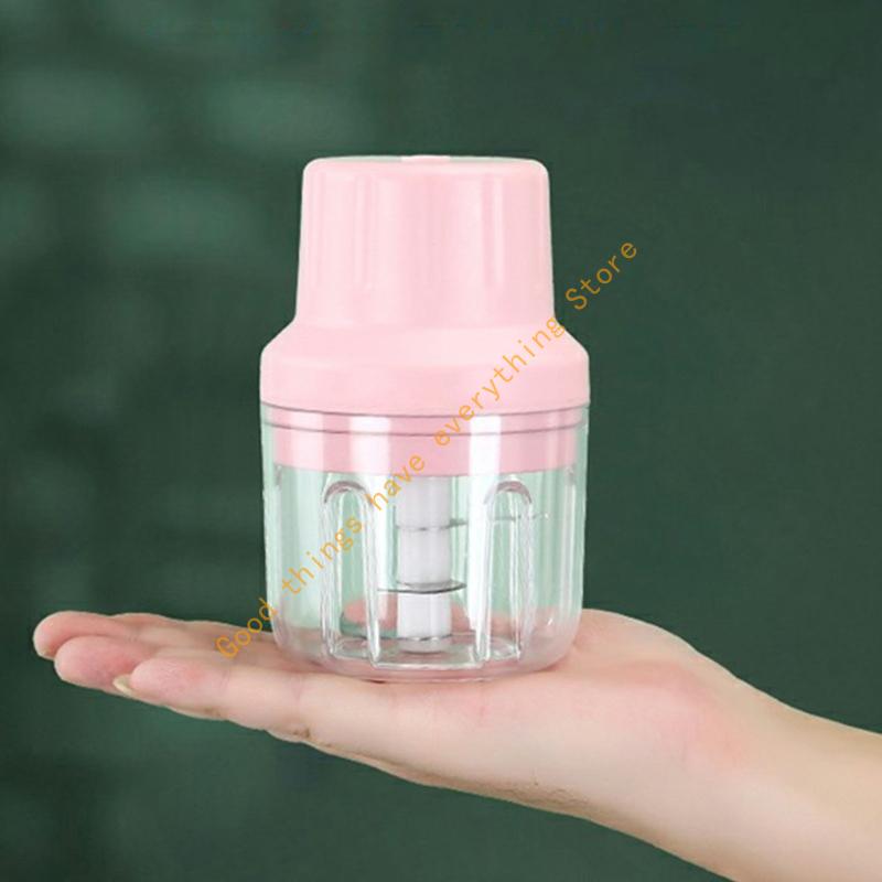 Electric Garlic Mincer USB Rechargeable Chopper Accessories Kitchen Gadget 55KF
