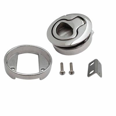 Round Floor Handle Lock – Heavy Duty Floor  for , Yacht, RV & Garage Doors,   Hardware