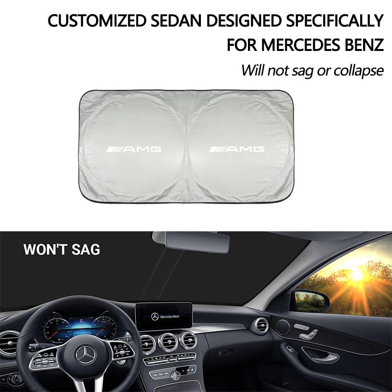 GLC GLB Auto Frontscheiben-Sonnenschutz Faltbarer Sonnenschutz Schutzabdeckung Für Mercedes Benz AMG W203 W206 W220 W205 W211 W212 W2