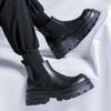 New Chelsea boots men's new British low-top cigarette tube men's high-end thick-soled Martin boots 7367-Y