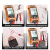 Digital Multimeter Voltage Current Resistance Tester with Flashlight NCV for Measuirng AC/for DC Voltage Current Frequen