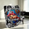 Custom Name Personalized One Piece Print Blanket, Home Decor, Bedroom, Sofa, Camping, Couch, Gifts for Birthday Christmas