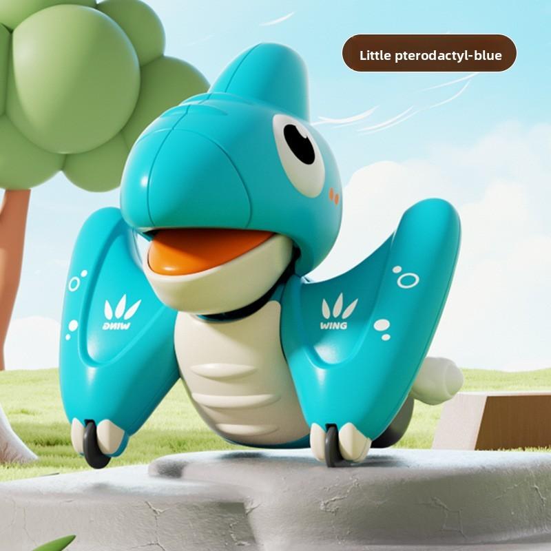 Dinosaur Crawl Toy With Chain Mechanism For Baby Development And Early Learning