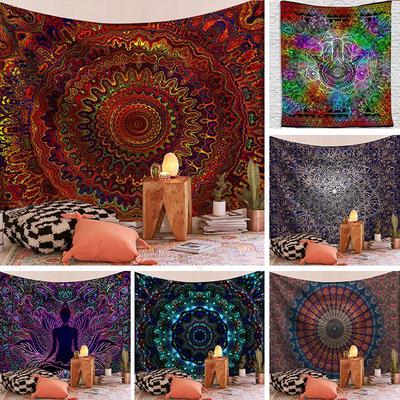 35 farieb indická mandala gobelín Hippie nástenné závesné gobelíny Boho posteľná prikrývka plážový uterák podložka na jogu deka obrus 130x150cm