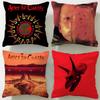 Classic Band Alice In Chains Cushion Cover Soft & Easy-Wash Pillow Case – Versatile for Couch, Bed, Travel and Office