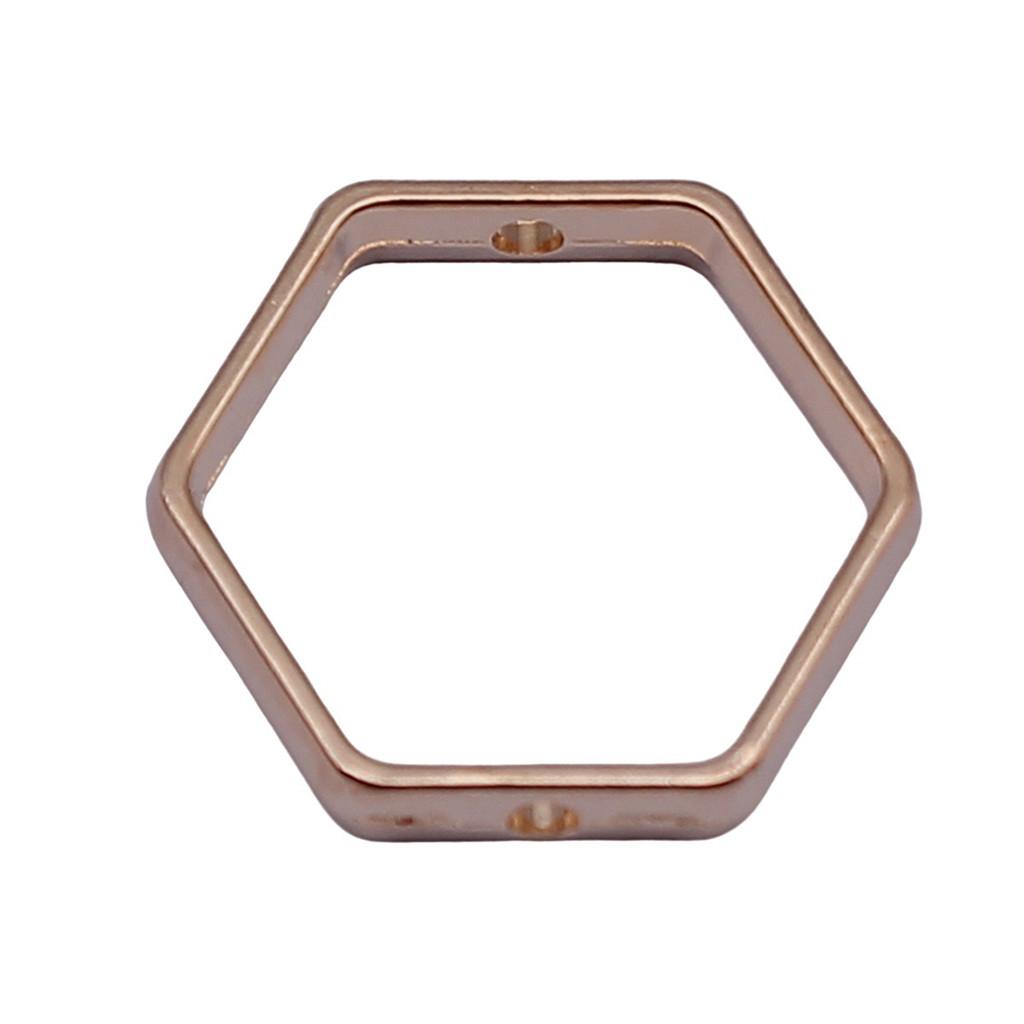 Openwork Beads Mini Hole Geometric Frames For Minimalist Jewelry Components
