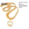 Adjustable Opening Ring 2Pcs/Set Bracelet Set for Women Design Bangle