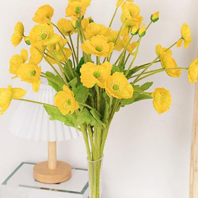 Künstliche Blume mit Stiel Realistisch Heim Büro Tisch Mittelstück Hochzeit Kunstblume