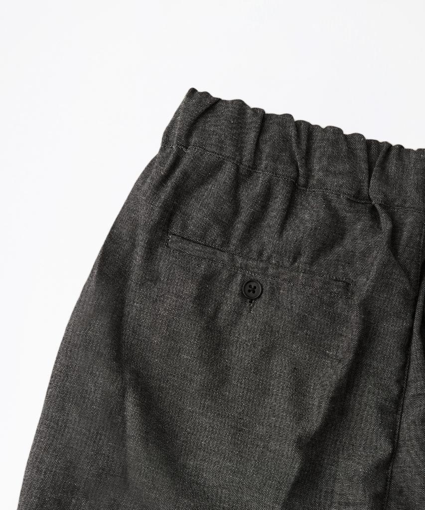 OUTSTANDING Linen Cotton Comfort Pants_Charcoal