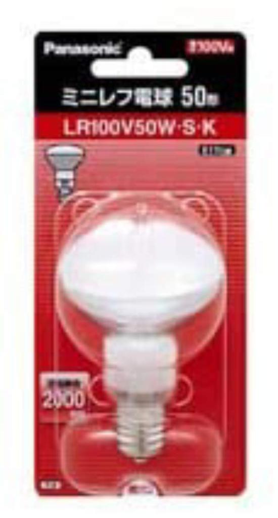 

Panasonic Mini Ref Light Bulb White E17 Base 50mm Diameter 50 Type LR100V50WSK