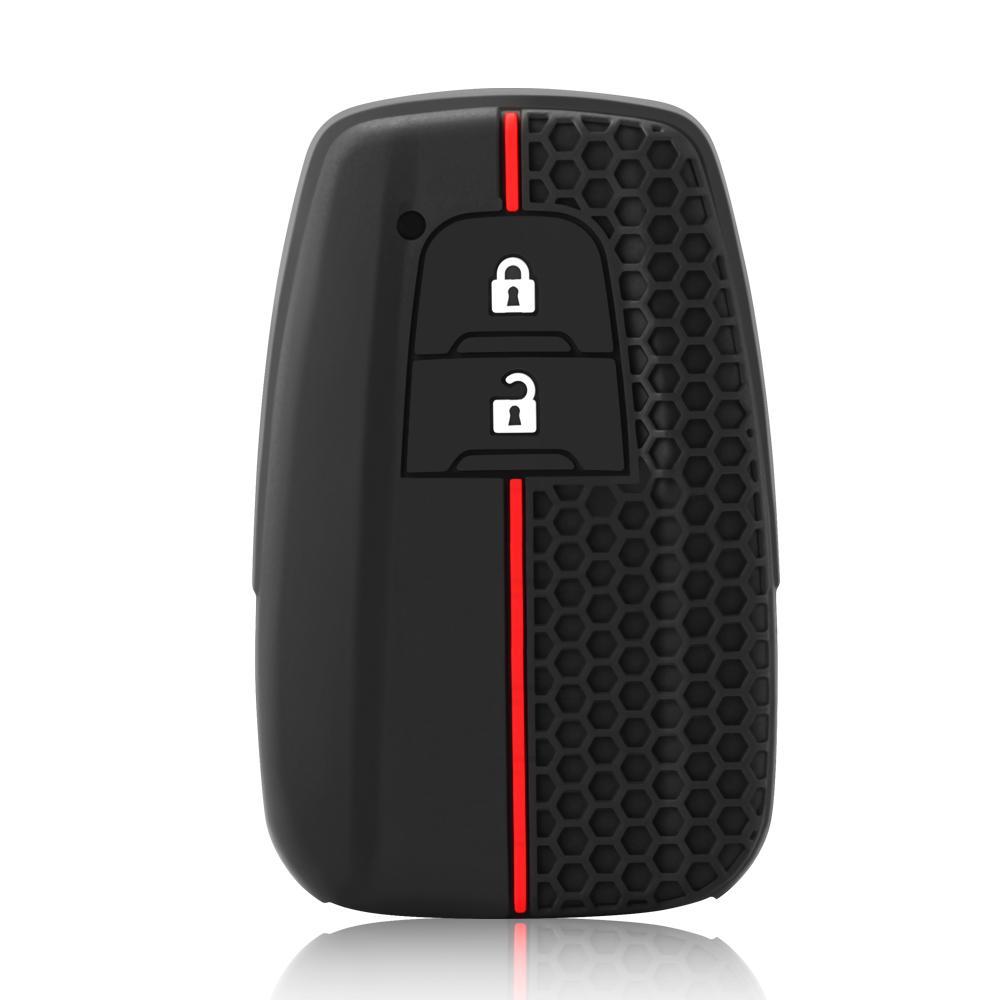 

Silicone Car Remote Key Case Cover For Toyota Chr Camry Prius Land Cruiser Prado Furniture Corolla Yaris Rav4 Highlander Chain