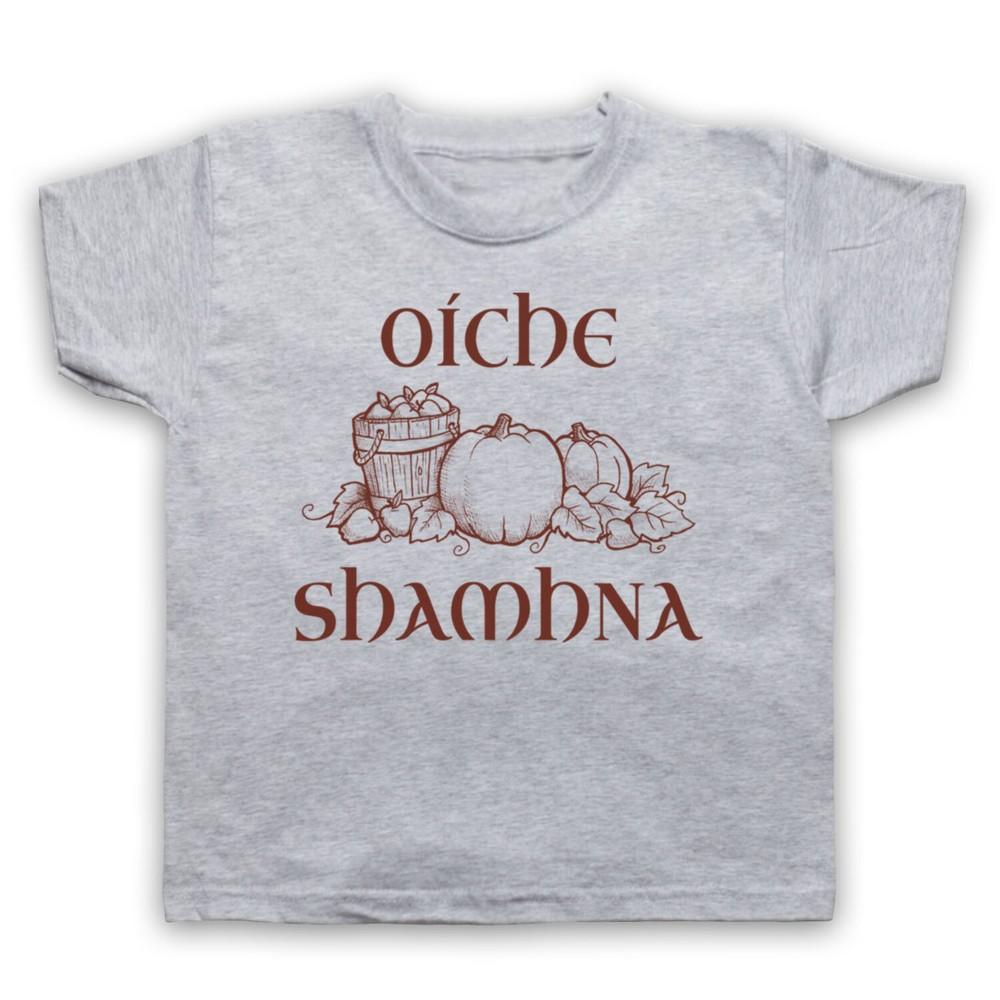 Oiche Shamhna Samhain Night Gaelic Halloween Night Kids Childs T-Shirt S