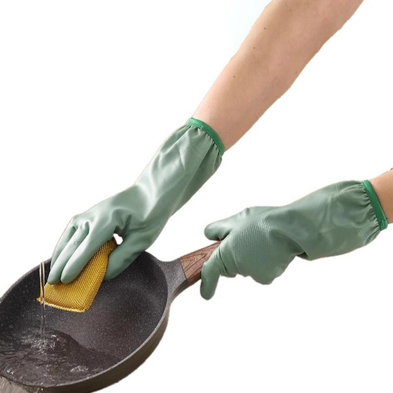 Haushaltshandschuhe zum Geschirrspülen, Gummihandschuhe, Wasserdichte Handschuhe, Reinigungswerkzeuge, Latexhandschuhe für Wäsche und Küche