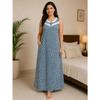 Cotton Women Plus Size Nighty Indian Printed Designer Maxi Night Gown Dress