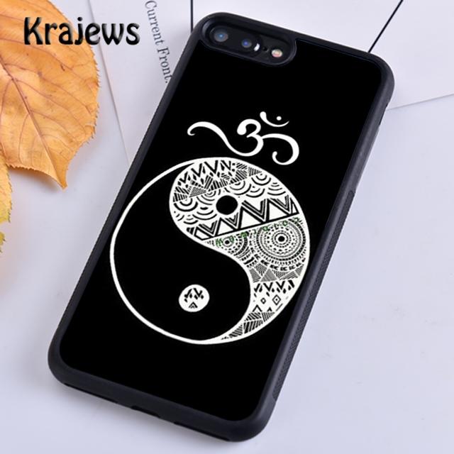 Krajews Aum Om Namaste Symbol Zen Yoga Phone Case Cover For iPhone 14 5 6s 7 8 plus XR XS 11 12 13 pro max Samsung S21 S22ultra