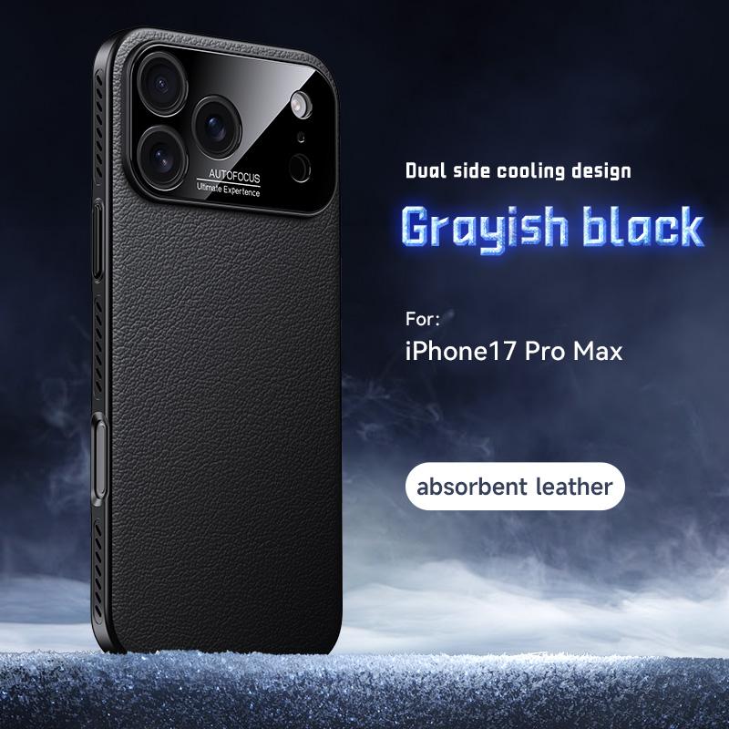 

Для iPhone 17 Pro Max Чехол Роскошный Магнитный Для Magsafe Гибридный PU+PC Тонкий Кожаный Чехол-накладка Матовый Противоскользящий Жесткий Чехол Для iPhone 16 15 14 Pro Max For iPhone 17 чёрный