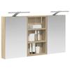 Bathroom Cabinet Set 3 Pcs 90 X 10.5 X 50 Cm Particleboard