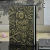 3D Vintage Embossed Leather Owl Printing  Travel Diary A5-Notebook Gifts Notepad 1pcs Note Book