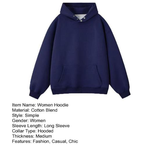 Women's Oversized Hoodies Long Sleeve Pullover Sweatshirts Casual Workout Tops Fall Outfits with Pocket