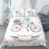 Cartoon 3D Rabbit Printed Bedding Set 2/3pcs Easter Duvet Quilt Cover Pillowcase for Home Bedroom Boho Decor Queen King Size