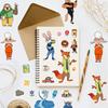 8/16 Sheets Zootopia 2 Make A Face Puzzle Stickers Diy Assemble Jigsaw Cartoon Decals Kids Game Party Gift For Boys Girls