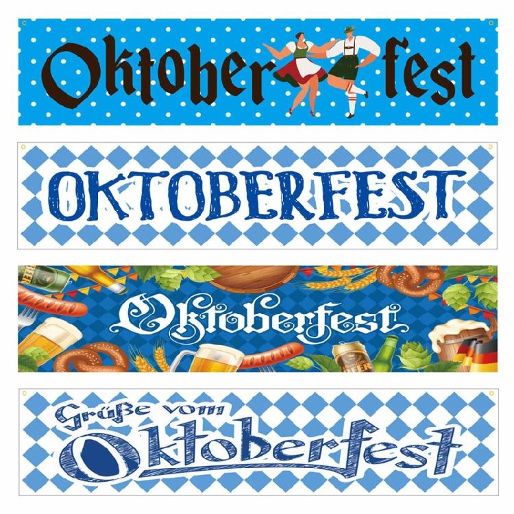 Oktoberfest Festival for Banner Hanging Flag Festival Party Backdrop Decoration