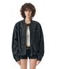 Secondmono Coated Nylon Zip Jacket [Black]_Sejk034Black