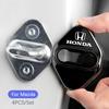 4Pcs Car Door Lock Buckle Protective Covers Zinc Alloy Cover For Civic Accord Fit Jazz Pilot CRV Odyssey Passport City