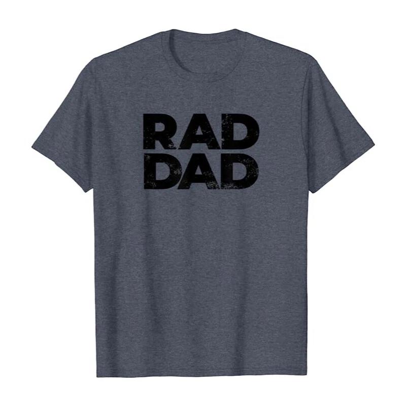 Rad Dad Cool Best Father Quote Saying Vintage Distressed Bday Fathers Day Gift 4XL