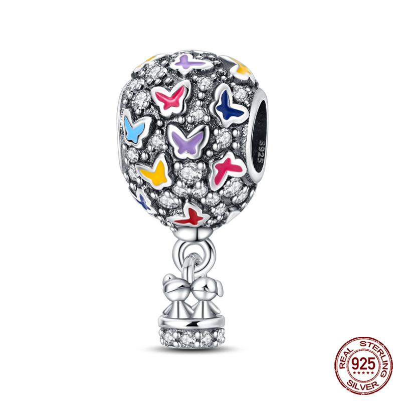 Fit Qikaola Original Bracelet Fashion Bee Astronaut Eiffel Tower Copper Charms Beads Fine Diy Birthday Jewelry For Women