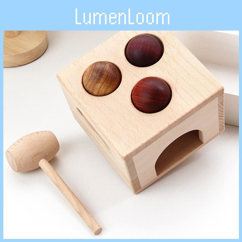 Platform Wooden Pounding Toys With Durable Construction For Learning Preschool