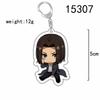 Attack on Titan Double-Sided Keychain - Levi, Mikasa & Eren Acrylic Pendant