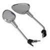 2pcs Motorcycle Rear View Mirror Replacement for     Primavera 50 4T 4V NOABS E2 2013‑2017