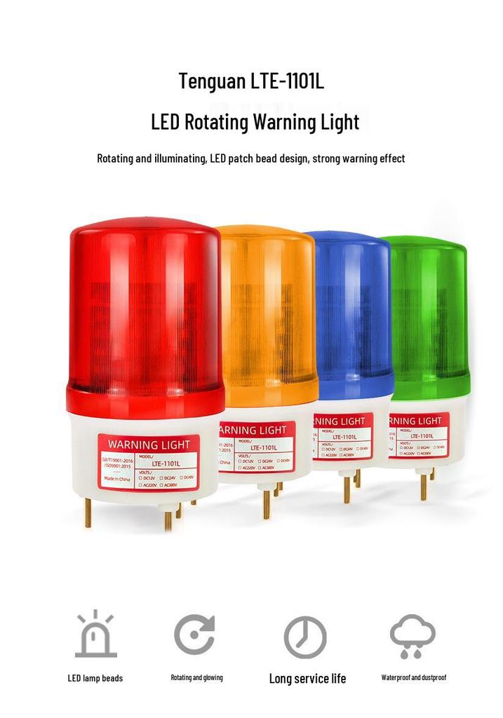 LTE-1101L Silent LED Rotating Warning Light