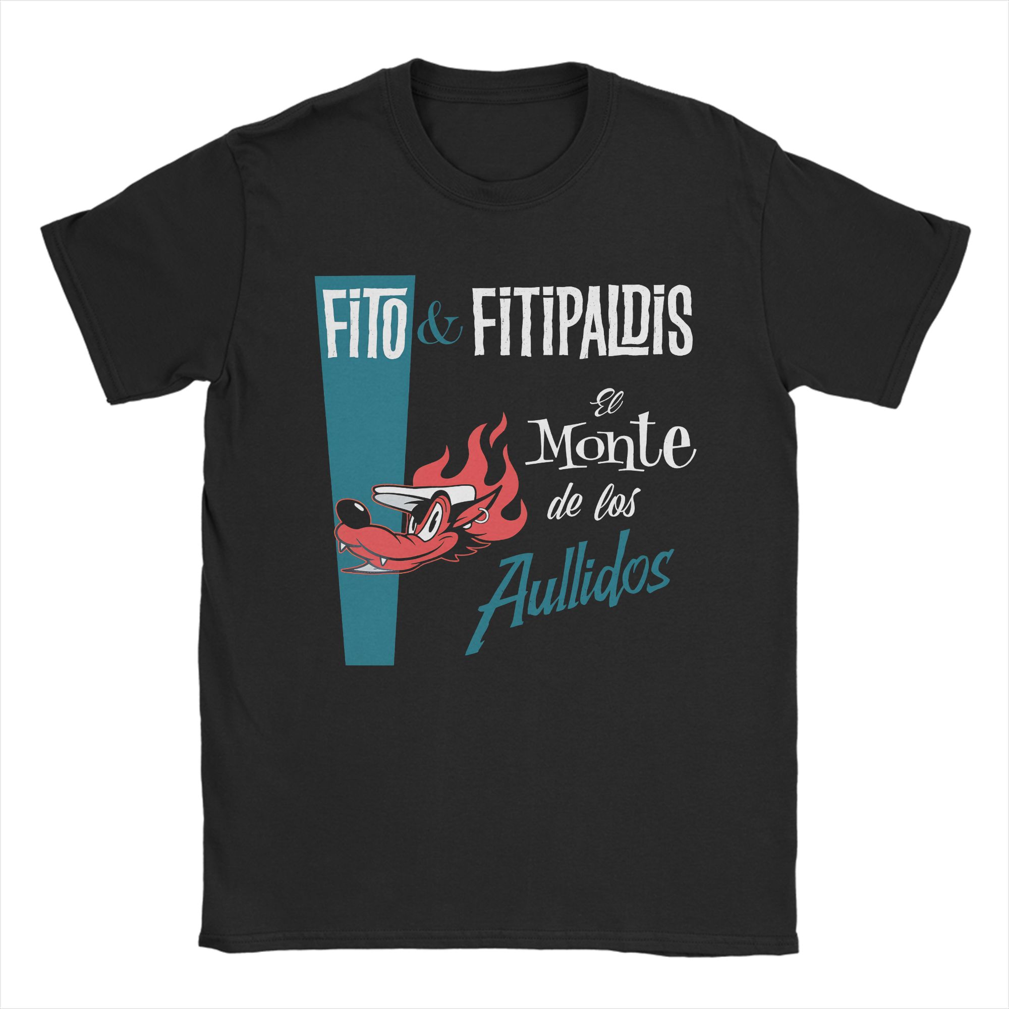 Unisexs TShirts Fitos Fitipaldis Band Band Rock Spanish Hipster 100 Cotton Tee Shirt Short Sleeve  T Shirt Tops S