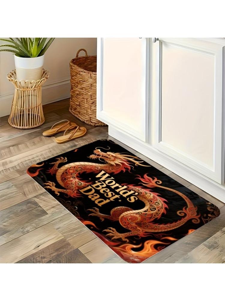 1PC Rainbow Cats Kitchen Rugs Non-Slip Home Door Mats Pop Design Bathroom Rugs Bath Mat Carpet for Home Sink Laundry Decor