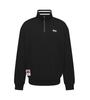 UFC SPORT Ufc Kämpfer Übergroßer Halbzip-Pullover Schwarz U2Swx3301Bk